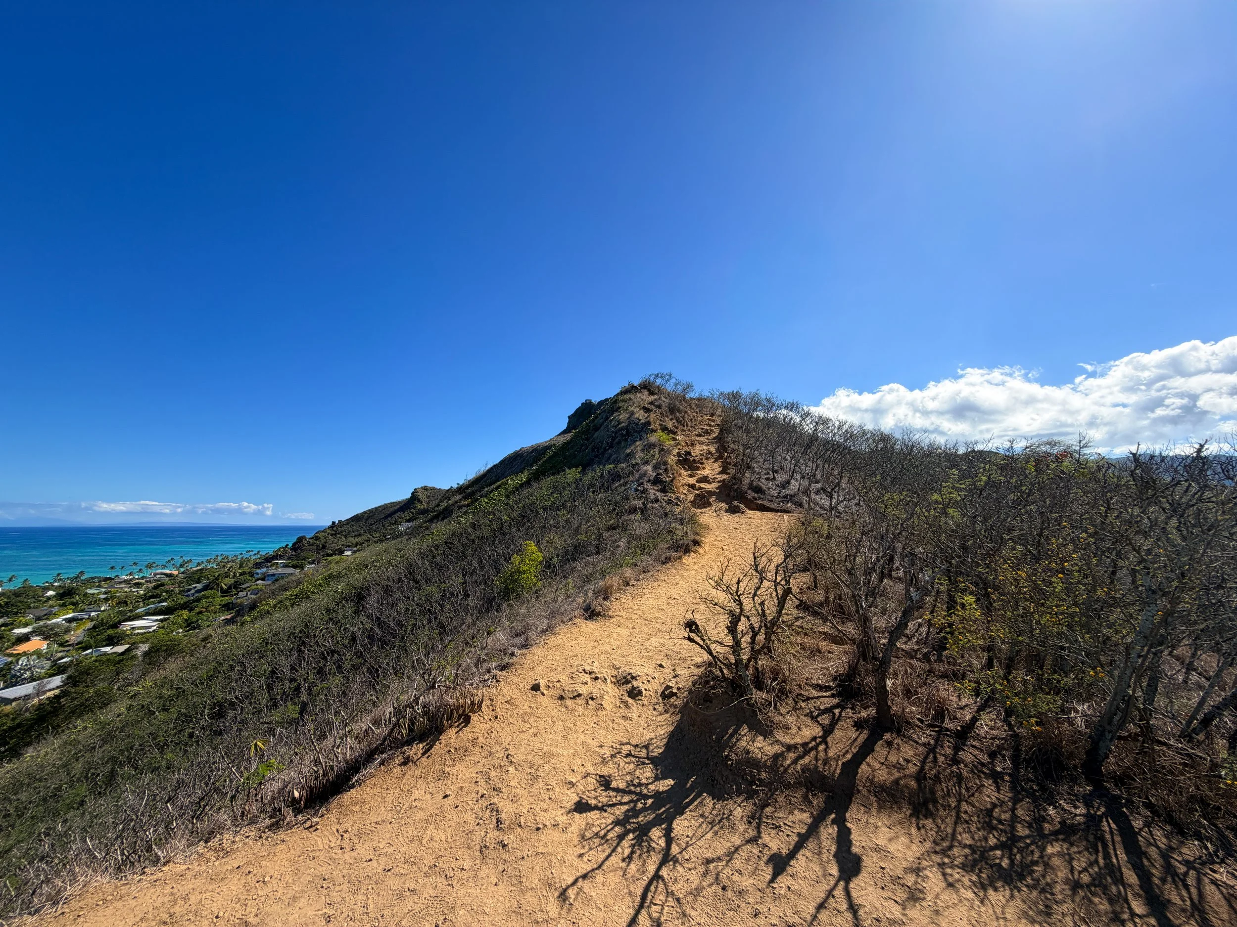 Hiking the Lanikai Pillbox Trail (Kaʻiwa Ridge) on Oʻahu, Hawaiʻi